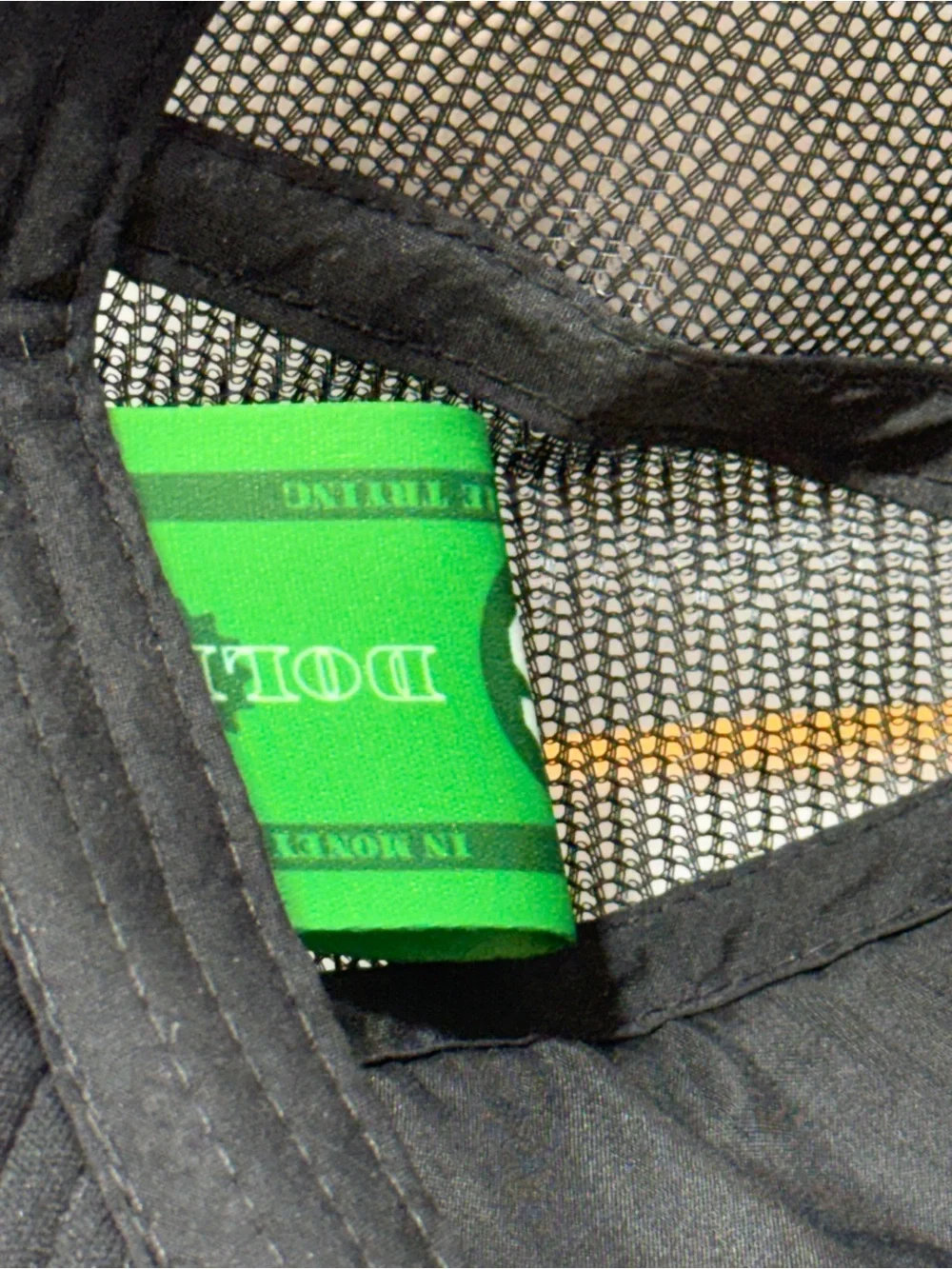 Apthcry “Pretty Much Broke” Black Foam Mesh Trucker Hat